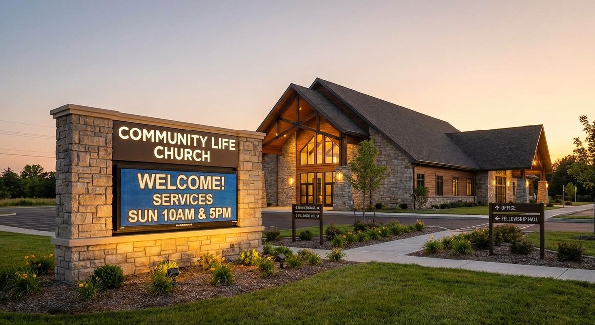 Church Signs: Welcoming Your Community with Effective Messaging | InstaSIGN