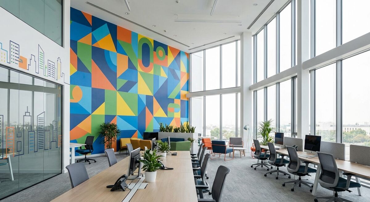 Vinyl Graphics and Wall Murals: Transforming Office Spaces | InstaSIGN